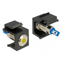 86462 connecteur de fils Keystone LED Noir, Bleu, Acier inoxydable, Jaune, Module de Keystone