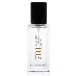 Bon Parfumeur 701 Eucalyptus Coriander Cypress Eau de Parfum (Various Sizes) - 15ml características