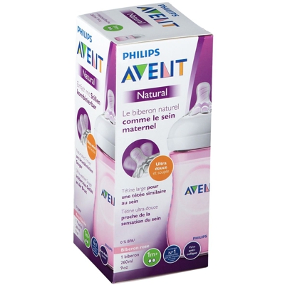 Philips Avent Biberon natural Rose 260 ml