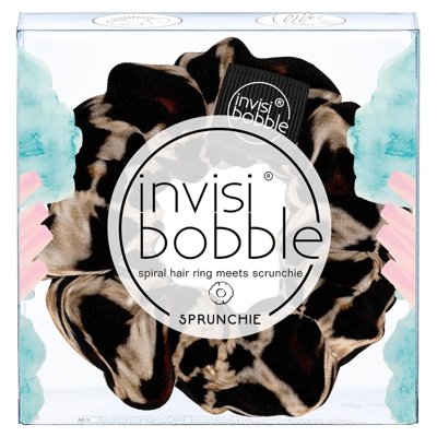 Anneau Scrunchie en spirale pour cheveux invisibobble Sprunchie - Purrfection (motif léopard)