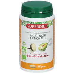 Superdiet Radis Noir - Artichaut Bio características