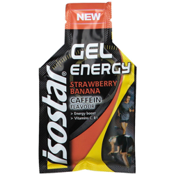 isostar® GEL Energy Banane - fraise à la caféine características