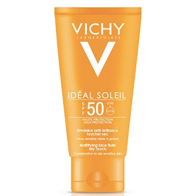 Vichy Ideal Soleil emulsion anti-brillance toucher sèche SPF 50 50ml