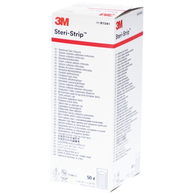 3M™ Steri-Strip™ Sutures cutanées adhésives (60,6 cm x 7,5 cm) 1541