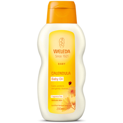 Huile au calendula pour bébé de Weleda  (200ml) características