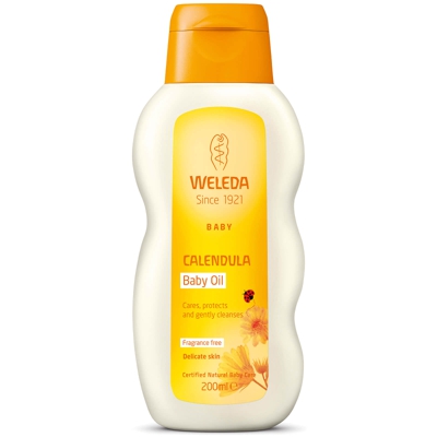 Huile au calendula pour bébé de Weleda  (200ml)
