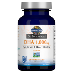 Garden of Life DHA 1000mg - 30 Softgels características