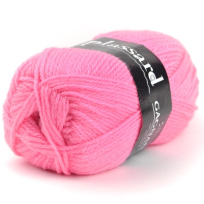Pelote de laine gagnante rose - Plassard