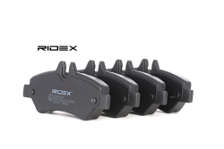 RIDEX Plaquettes De Frein 402B0204 Jeu De Plaquettes De Frein,Jeu de plaquettes de frein, frein à disque VW,MERCEDES-BENZ,CRAFTER 30-50 Furgón 2E_ características