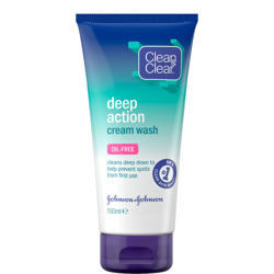 Clean&Clear Deep Action Cream Wash 150ml en oferta