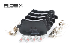 RIDEX Plaquettes De Frein 402B0642 Jeu De Plaquettes De Frein,Jeu de plaquettes de frein, frein à disque VW,AUDI,SKODA,GOLF V 1K1,TOURAN 1T1, 1T2 características
