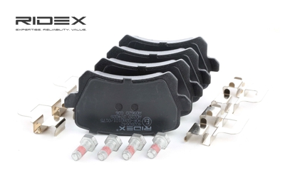 RIDEX Plaquettes De Frein 402B0642 Jeu De Plaquettes De Frein,Jeu de plaquettes de frein, frein à disque VW,AUDI,SKODA,GOLF V 1K1,TOURAN 1T1, 1T2