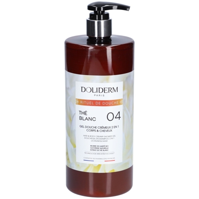 Doliderm THÉ Blanc 04 Gel douche crémeux 2 en 1