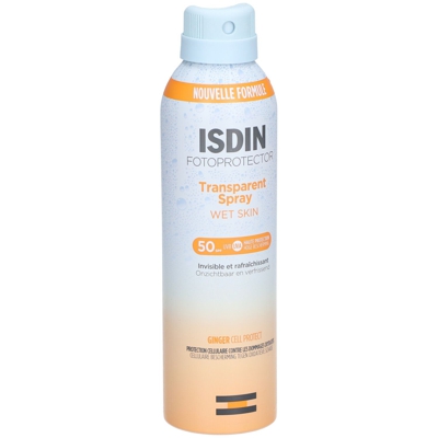 Fotoprotector Isdin Transparent Spray Wet Skin SPF 50