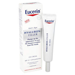Eucerin® crème yeux acide hyaluronique anti-âge SPF 15 + protection UVA (15ml) en oferta