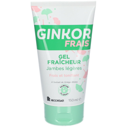 Ginkor gel frais jambes lourdes características