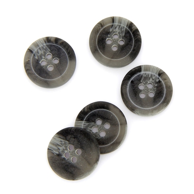 Boutons marbré gris 20 mm