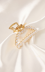 Petite pince à cheveux dorée à perles, Doré características