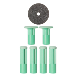 Disques de rechange mixtes verts de PMD - Lot de 6 en oferta