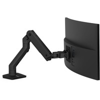 HX Series 45-475-224 support d''écran plat pour bureau 124,5 cm (49") Noir, Support de moniteur