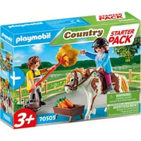 Country Starter Pack Cavalière et palefrenier, Jouets de construction características