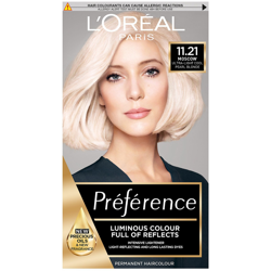 L'Oréal Paris Préférence Infinia Hair Dye (Various Shades) - 11.21 Ultra Light Pearl Blonde en oferta
