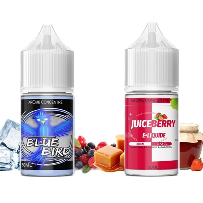Pack  60 ml  arômes concentrés (2 x 30 ml) Juice Berry - Blue Bird - 60 ML - Diy - Vapfusion