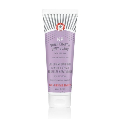 First Aid Beauty KP Bump Eraser Body Scrub with 10% AHA 226ml