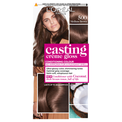 L'Oréal Paris Casting Crème Gloss Semi-Permanent Hair Dye (Various Shades) - 500 Medium Brown precio