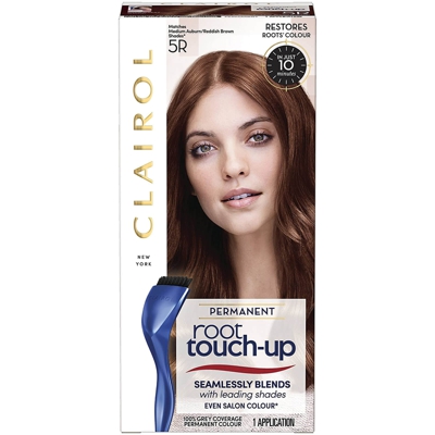 Clairol Root Touch-Up Permanent Hair Dye Long-lasting Intensifying Colour with Full Coverage 30ml (Various Shades) - 5R Medium Auburn
