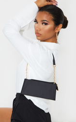 Sac à main noir à anse chaîne, Noir precio