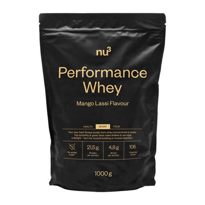 nu3 Whey Performance Mango lassi