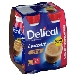 Delical Concentré Boisson HP HC Café características
