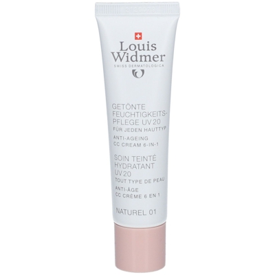 Louis Widmer Soin Teinté Hydratant UV 20 Naturel 01 légèrement parfumée
