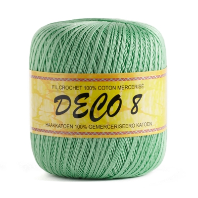 Pelote de fil à crocheter Déco8 - Vert