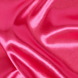 Tissu satin uni rose foncé características
