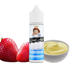 E-liquide White Angel Vapfusion 50 ml 50/50 PG/VG Crème Anglaise Fraise precio