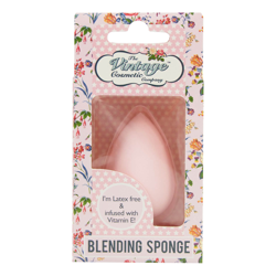 The Vintage Cosmetics Company Teardrop Blending Sponge Infused with Vitamin E - Pink en oferta