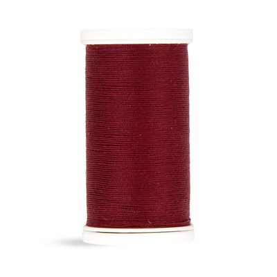 Bobine fil 100 m 100% polyester rouge bordeaux