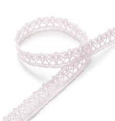 Ruban dentelle 12 mm rose clair en oferta