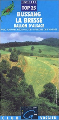 Carte de randonnée : Bussang La Bresse (Série Top 25)