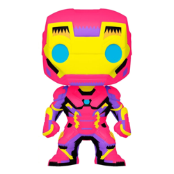IRON MAN / BLACK LIGHT / FIGURINE FUNKO POP / EXCLUSIVE SPECIAL EDITION características