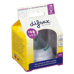 Difrax® Anneau 1-2-3 Wide pour le biberon S en oferta