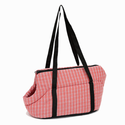 Sac de transport à carreaux pour petit chien precio