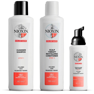 NIOXIN 3-Part System 4 Loyalty Kit for Coloured Hair with Progressed Thinning