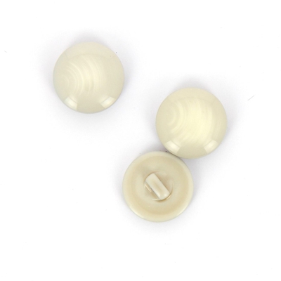 Boutons ronds à queue gris clair 20 mm