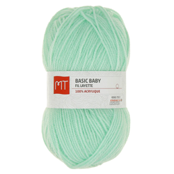 Pelote de laine MT Basic baby verte en oferta