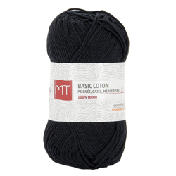 Pelote de laine MT Basic coton noir precio