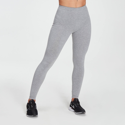 MP Women's Outline Graphic Leggings - Grey Marl - S