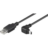1.8m USB Cable câble USB 1,8 m USB A Mini-USB B Noir